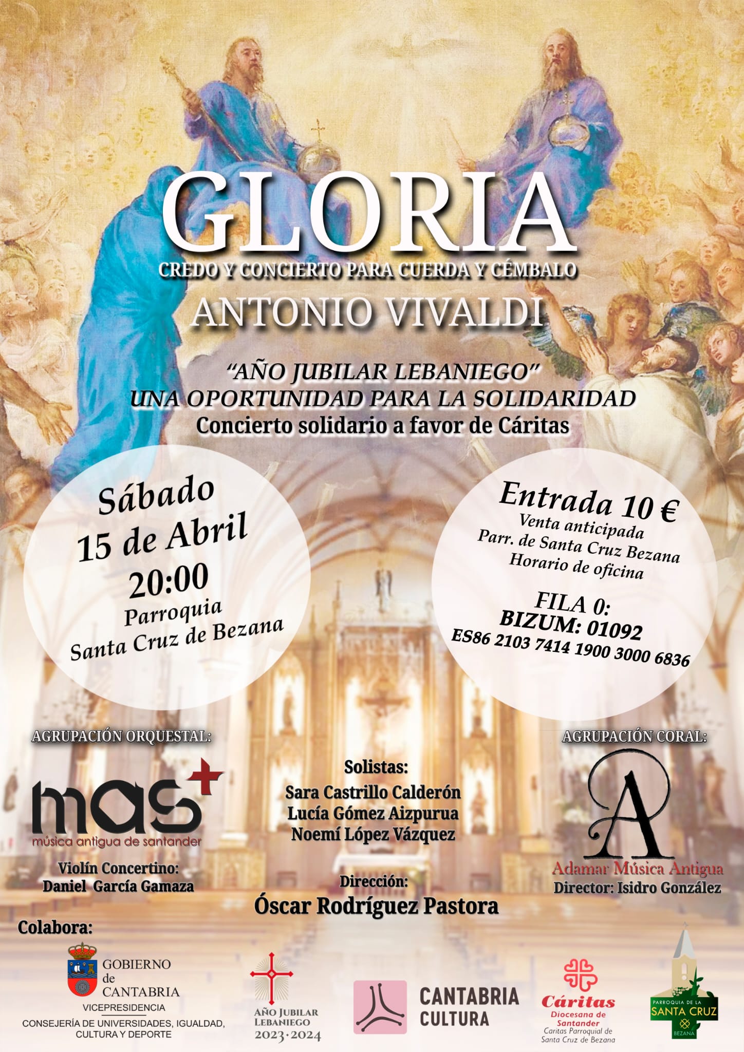 Concierto Solidario En La Parroquia De La Santa Cruz De Bezana A