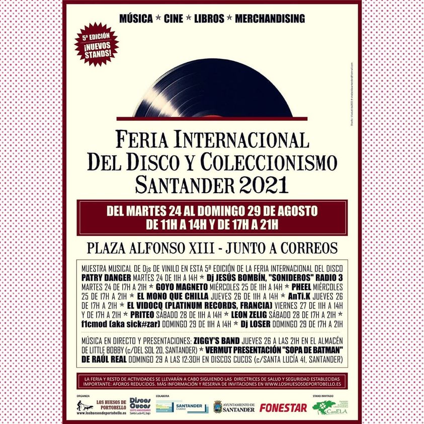 Feria Internacional del Disco y el Coleccionismo Santander 2021