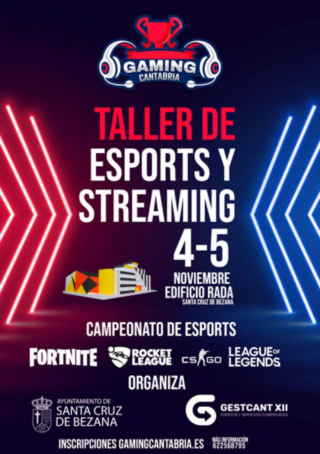 Taller de eSports y Streaming en Bezana