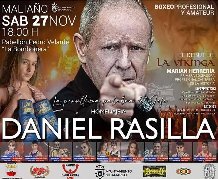 Boxeo: Homenaje a Daniel Rasilla en Maliaño