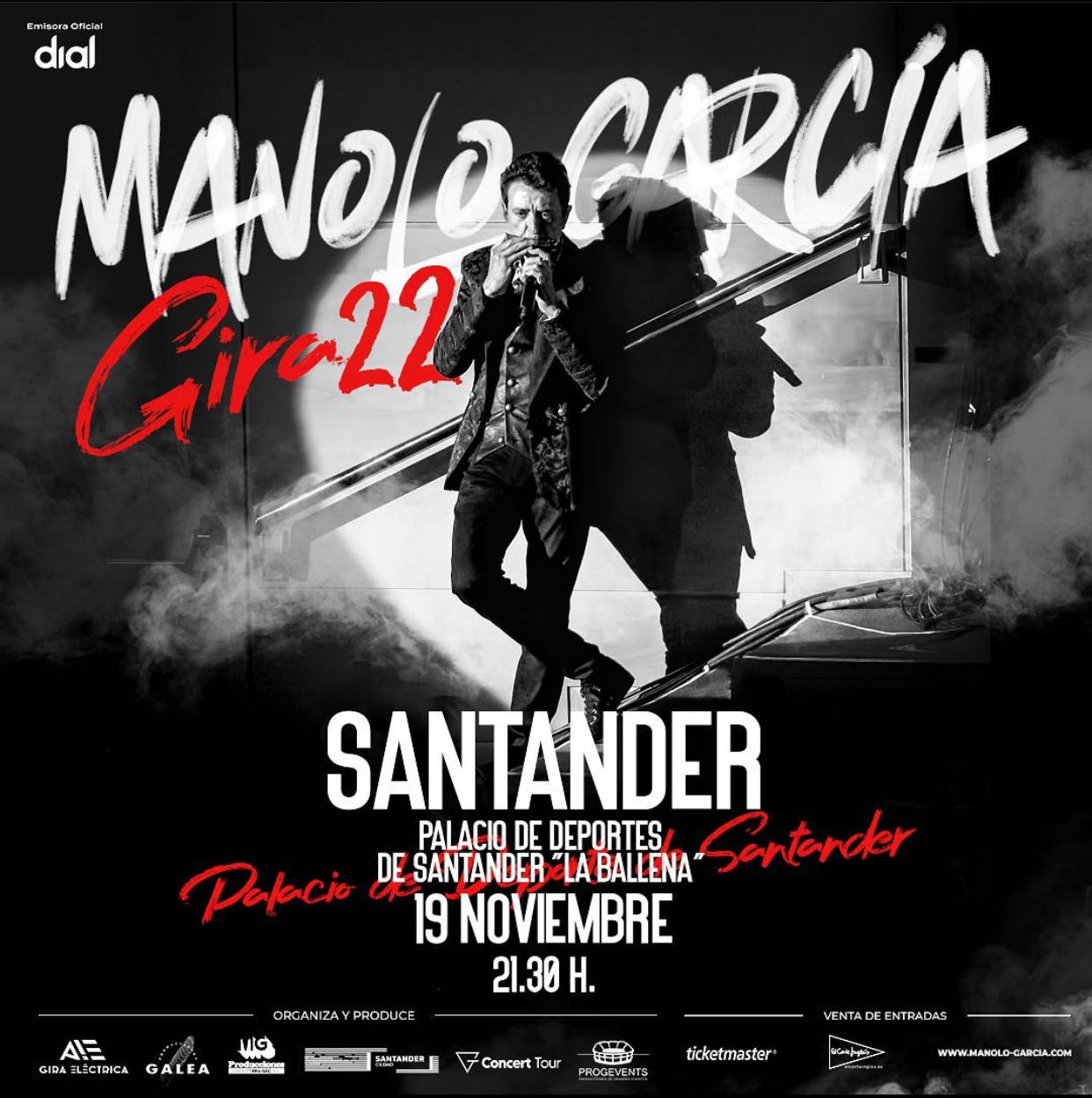 Concierto de Manolo García en Santander 2022