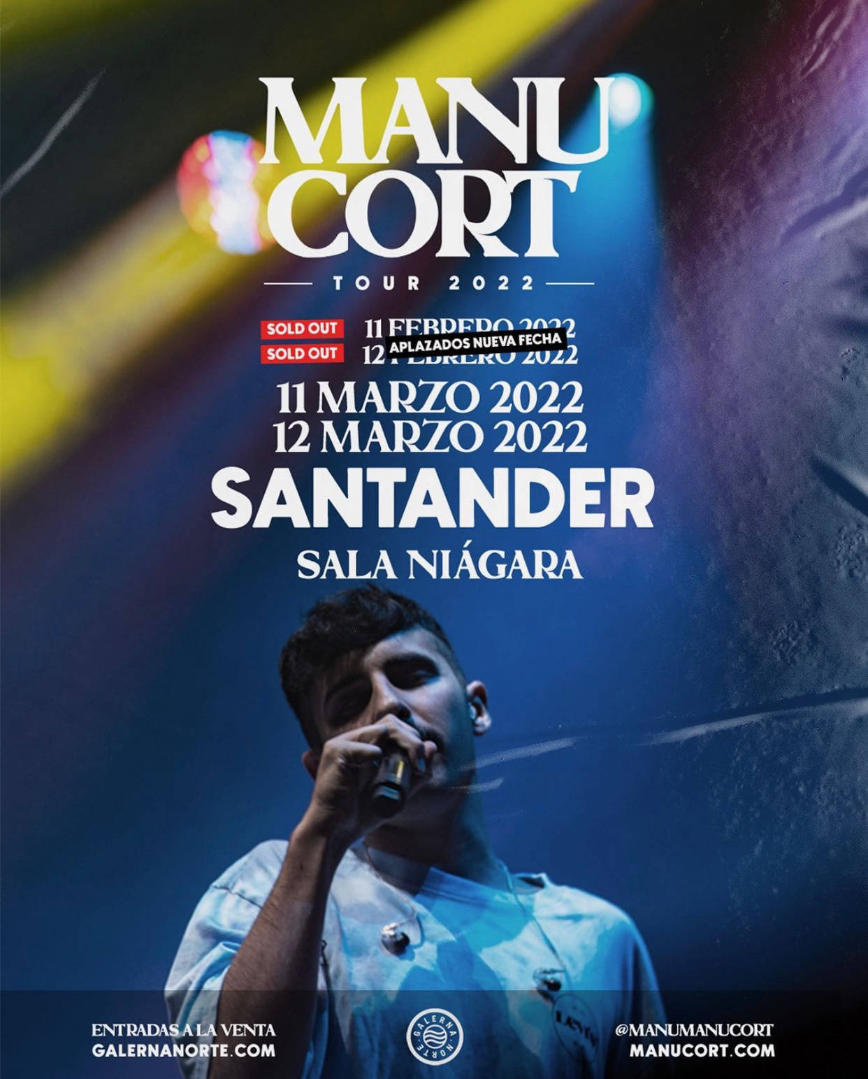 Concierto de Manu Cort en Santander 2022
