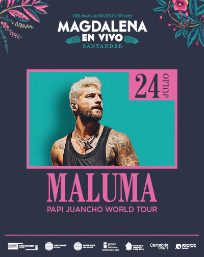 Concierto de Maluma en Santander 2022