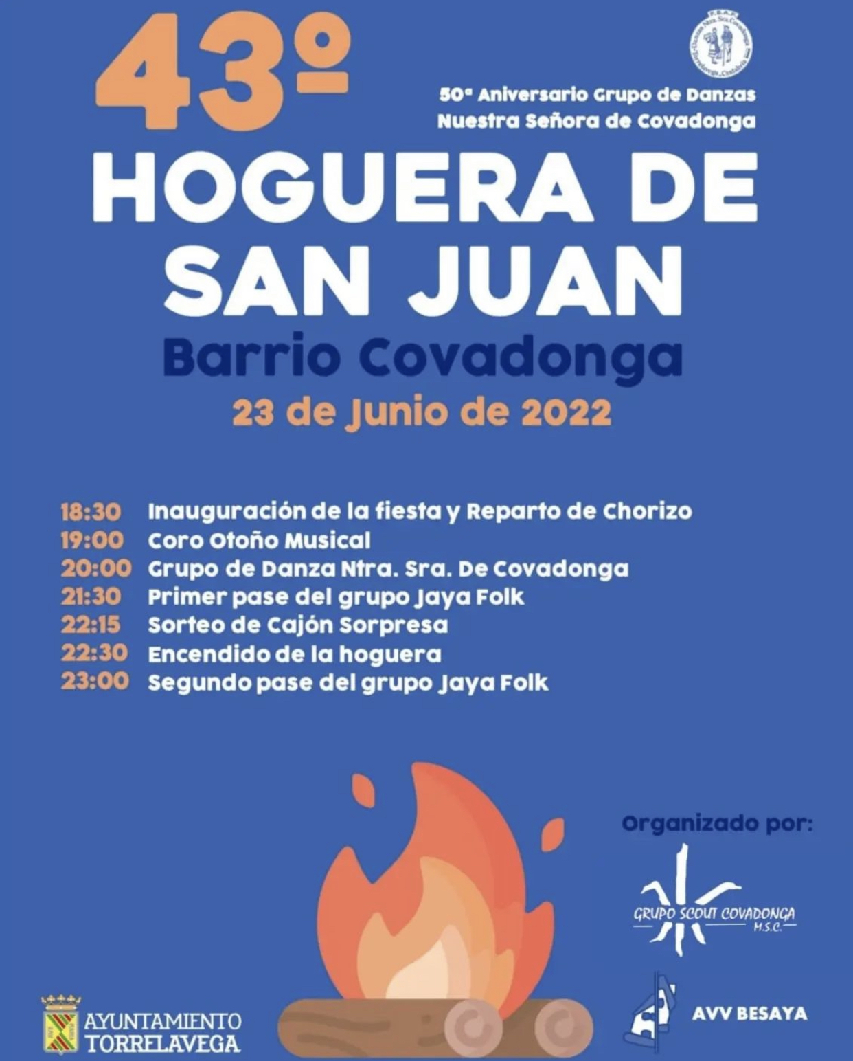 43º Hoguera de San Juan del Barrio Covadonga 2022 – Torrelavega
