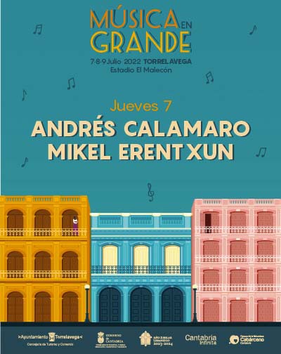 Concierto Andrés Calamaro y Mikel Erentxun – Música en Grande