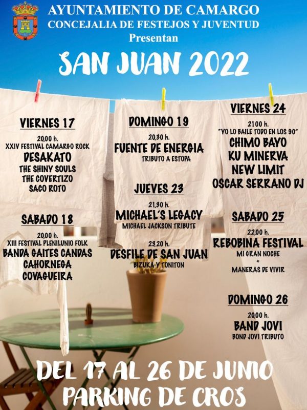 FIESTAS DE SAN JUAN DE CAMARGO 2022