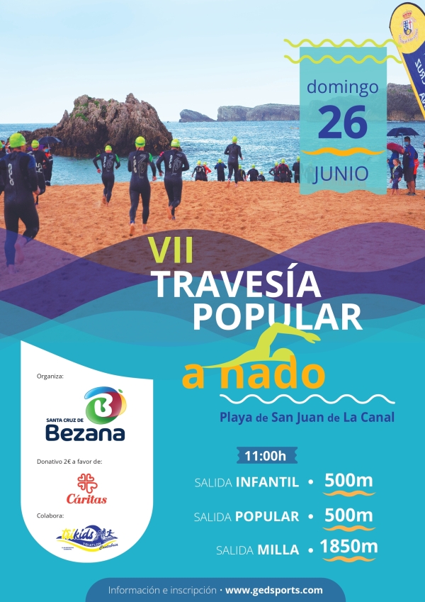 VII Travesía Popular a Nado 2022 (Playa de San Juan de la Canal)