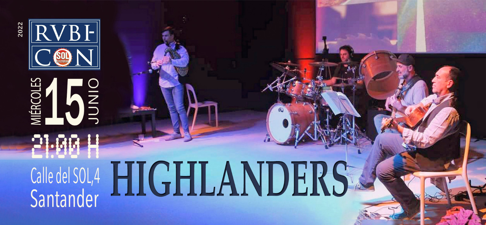 Concierto Highlanders en el Rvbicón