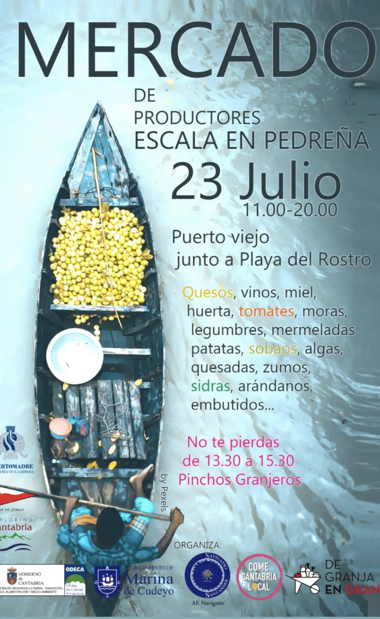 MERCADO DE PRODUCTORES – ESCALA EN PEDREÑA