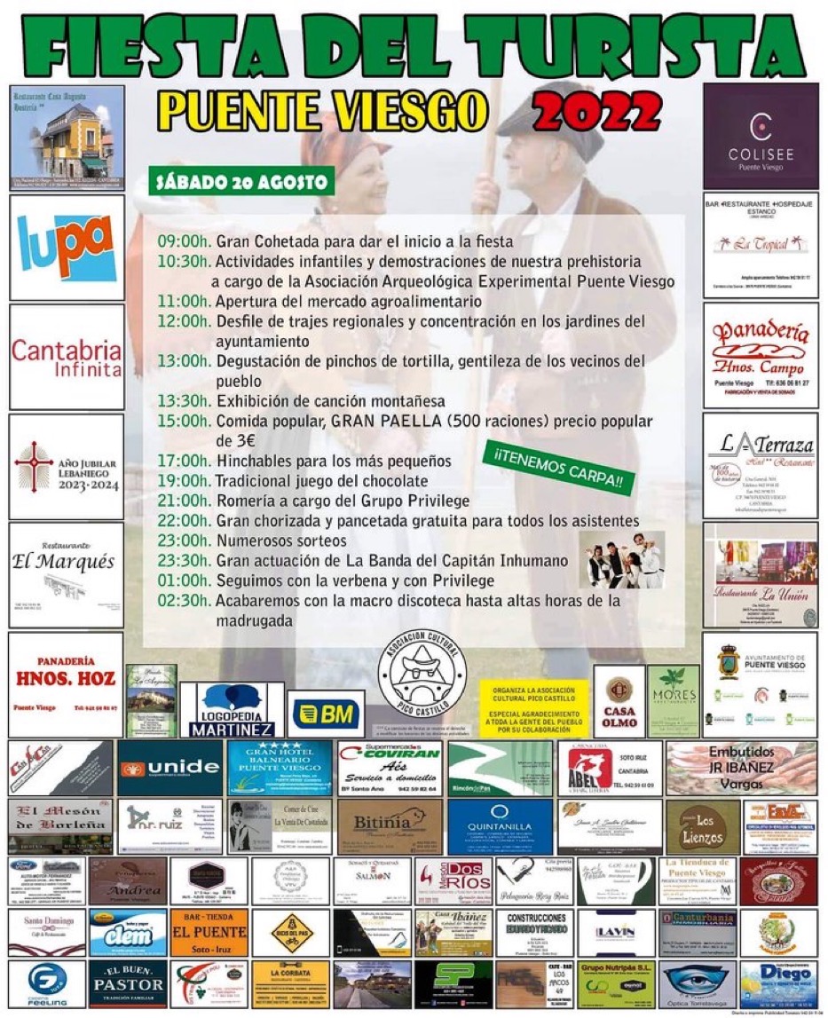 Fiestas del Turista de Puente Viesgo 2022