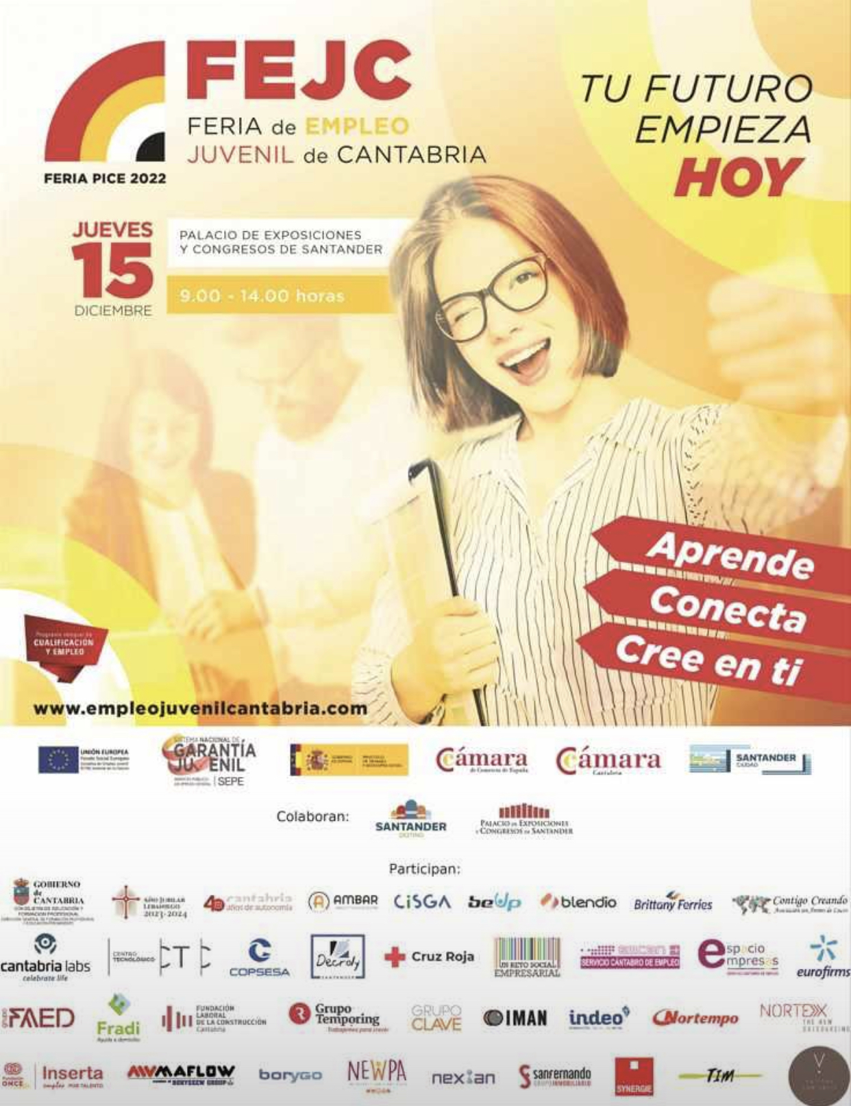 Feria de Empleo Juvenil de Cantabria 2022
