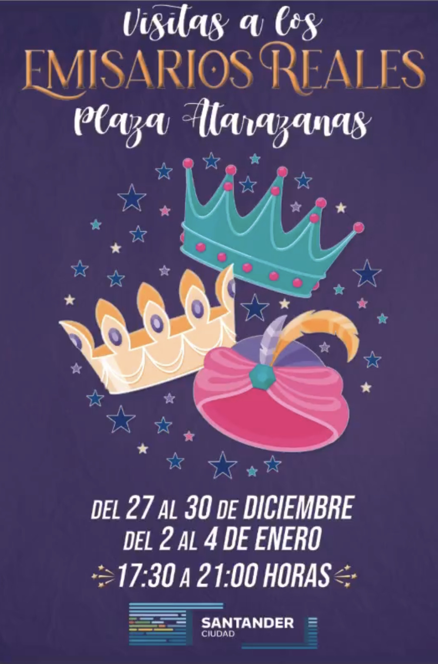 Visita de los emisarios reales en Santander 2022