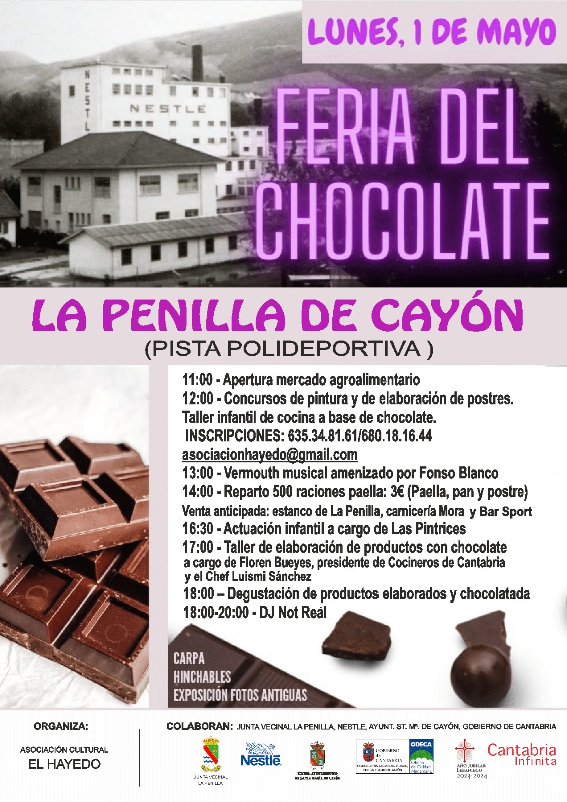 I Feria del Chocolate 2023 de la Penilla de Cayón