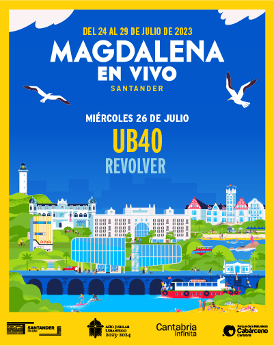 Concierto de UB40 y Revolver en Santander – Magdalena en Vivo 2023