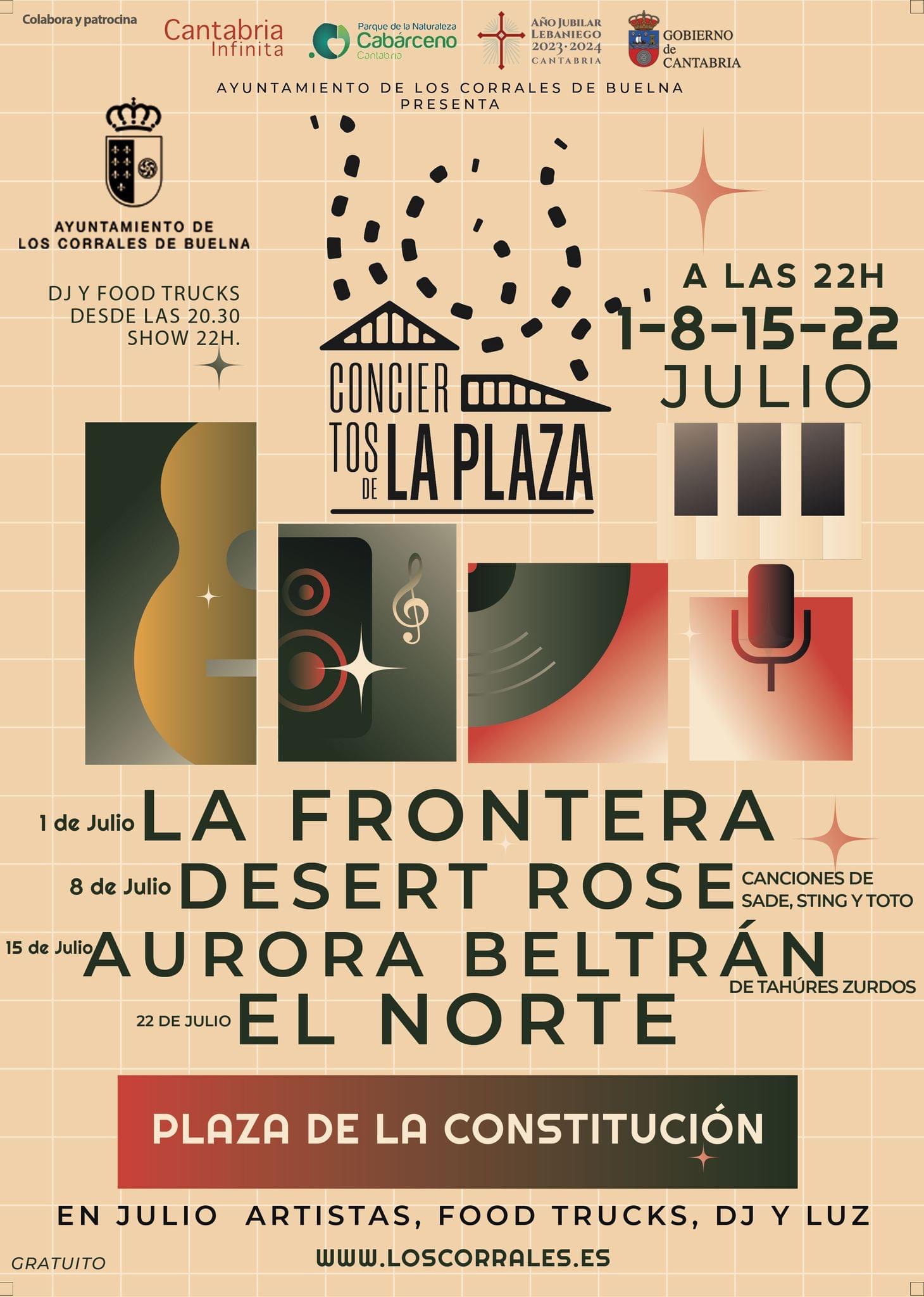 Conciertos de La Plaza 2023 – Los Corrales de Buelna