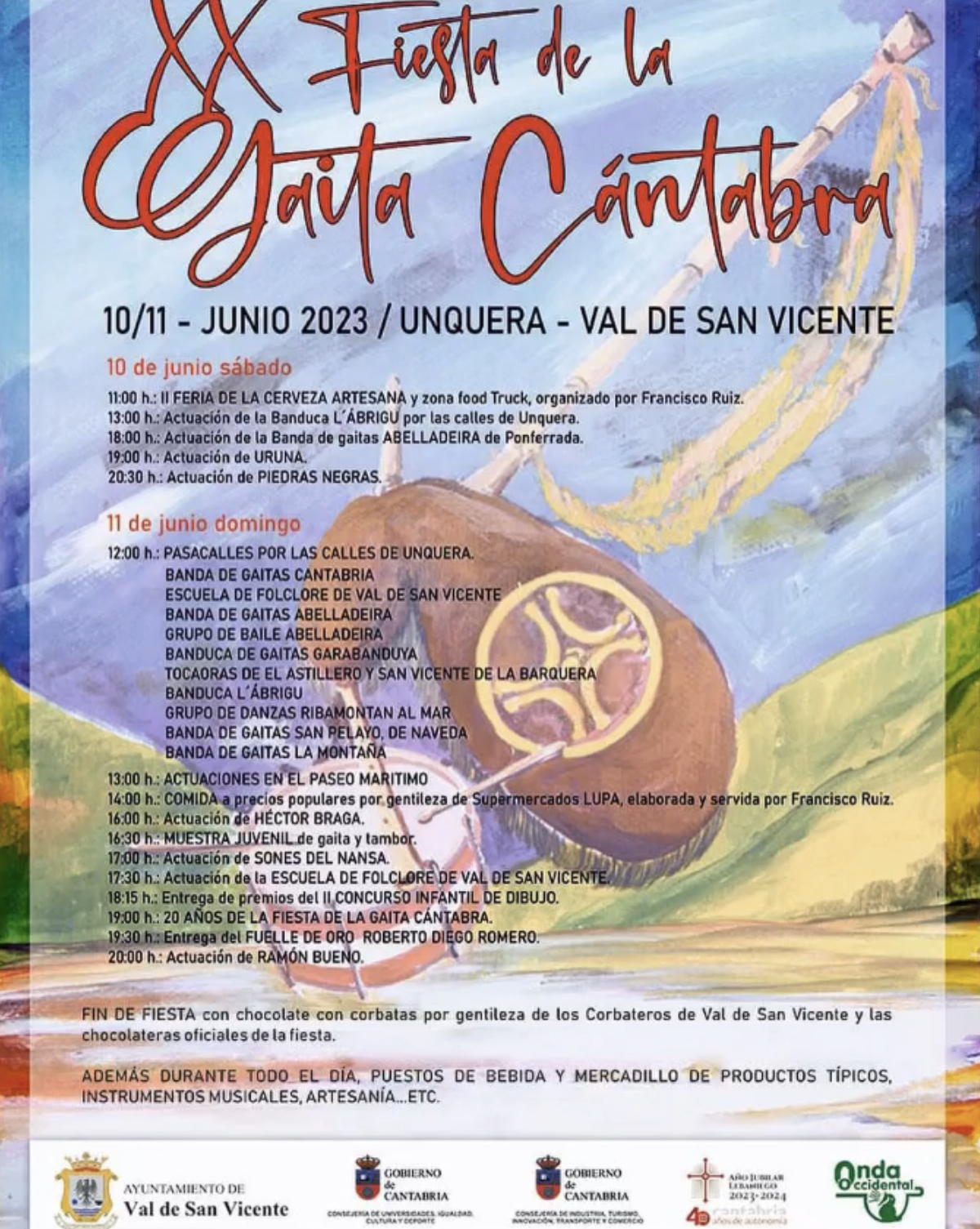 XX Fiesta de la Gaita Cántabra 2023