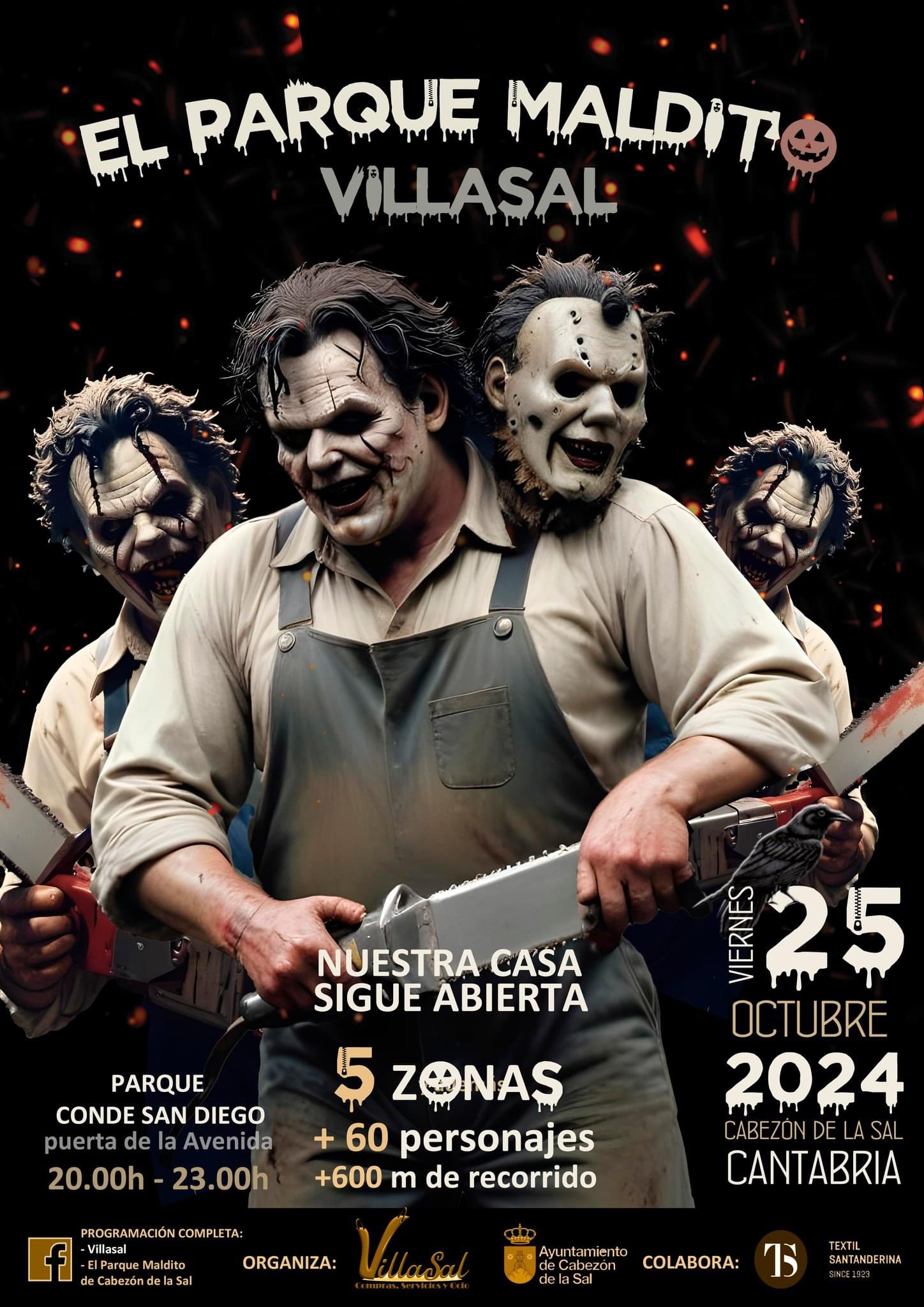 El Parque Maldito Villasal 2024 – Halloween en Cabezón de la Sal