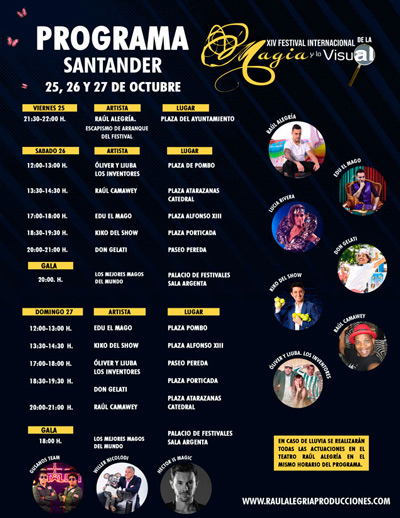 Festival Internacional de la Magia y lo Visual en Santander