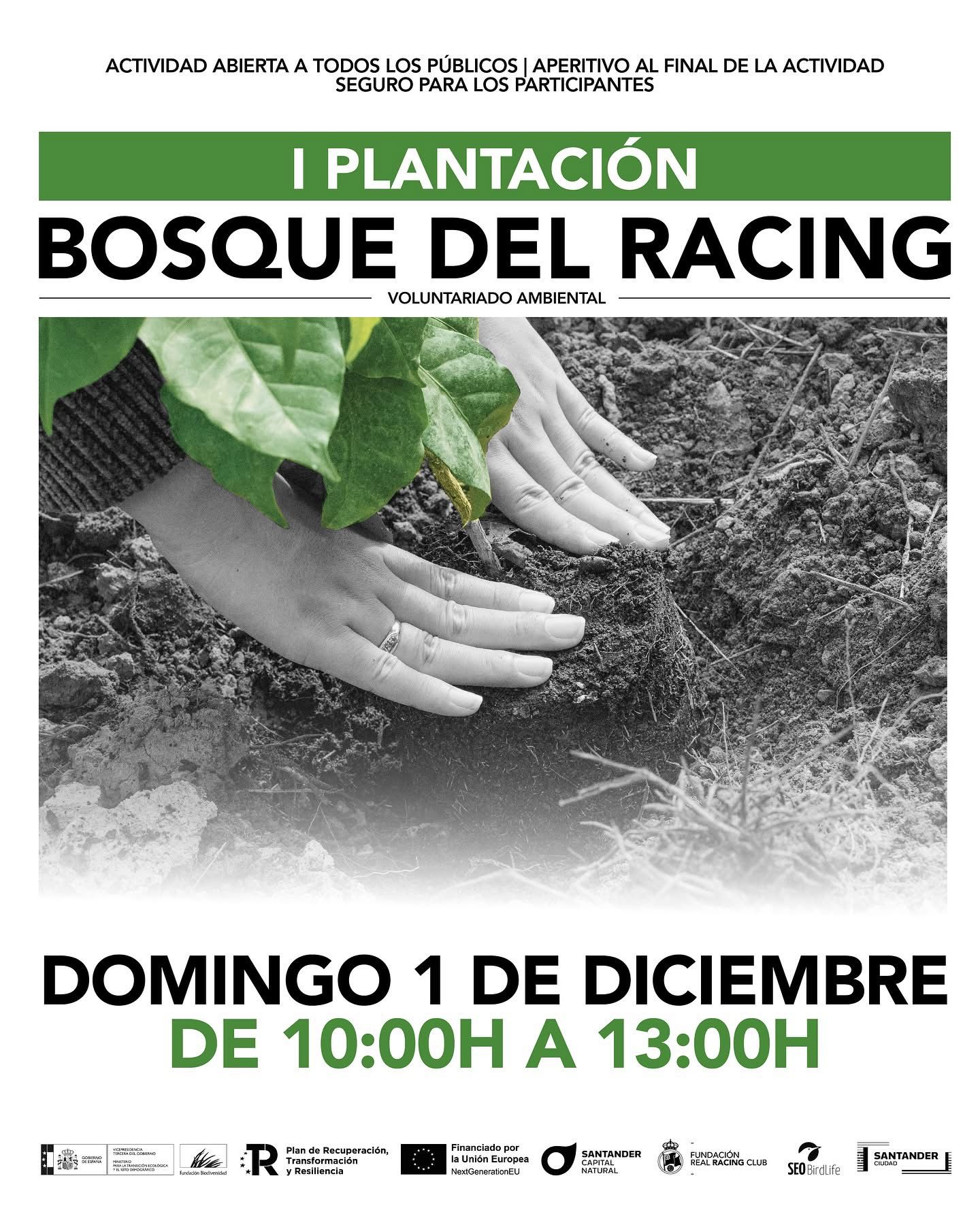 El ‘Bosque del Racing’: una iniciativa verde que florece en Santander