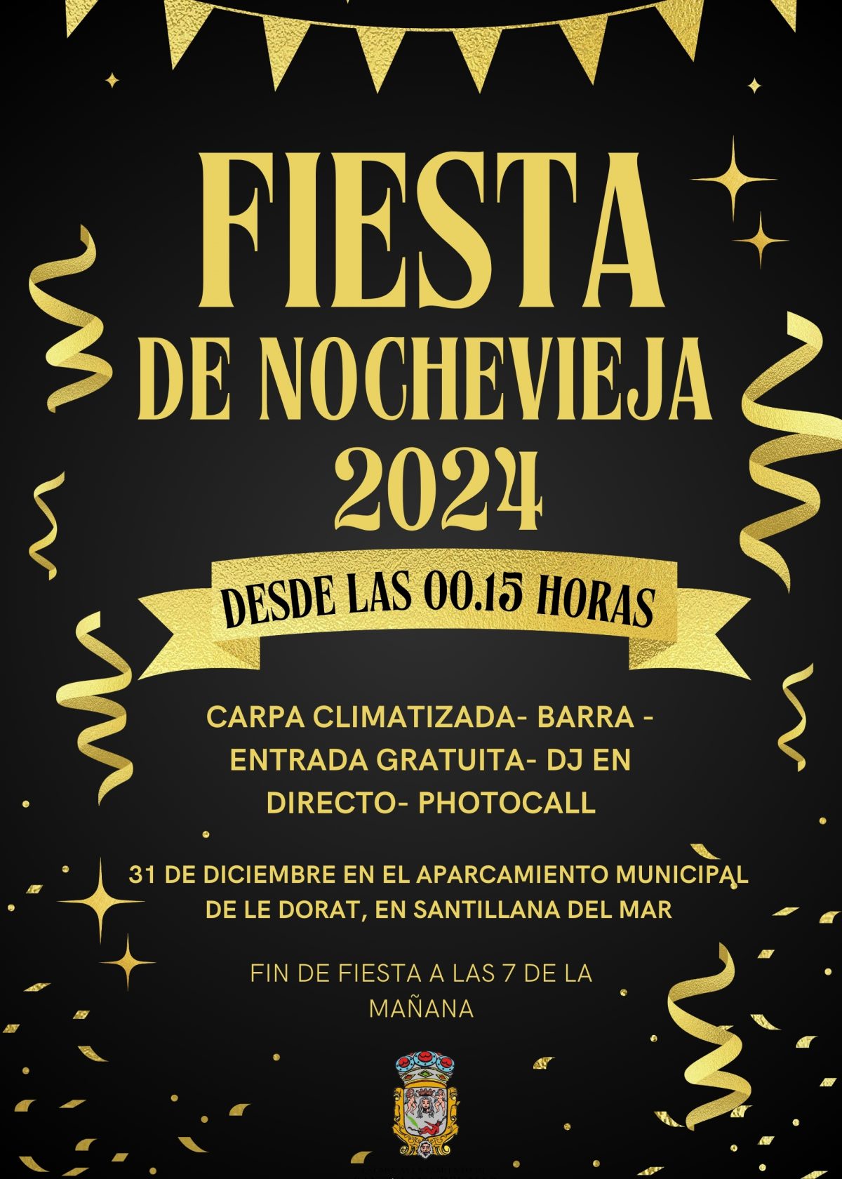 Fiesta de Nochevieja en Santillana del Mar 2024