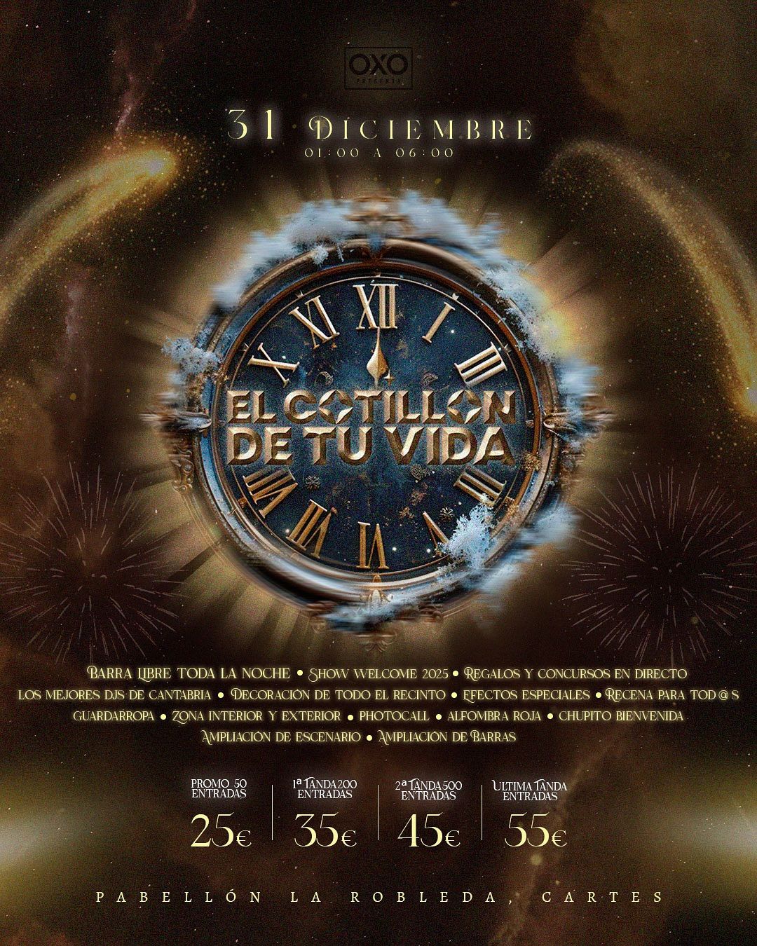 ¡El Cotillón de tu Vida en Santiago de Cartes!