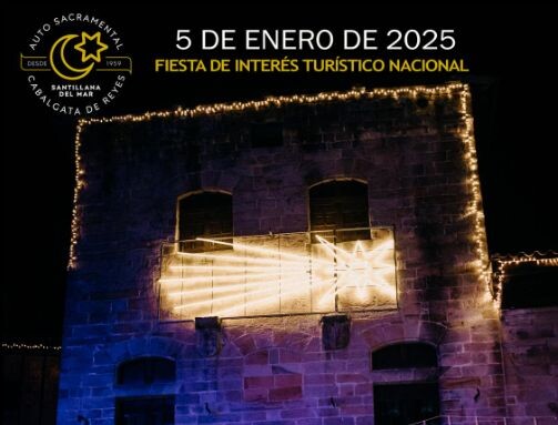 Auto Sacramental y Cabalgata de los Reyes Magos en Santillana del Mar 2025