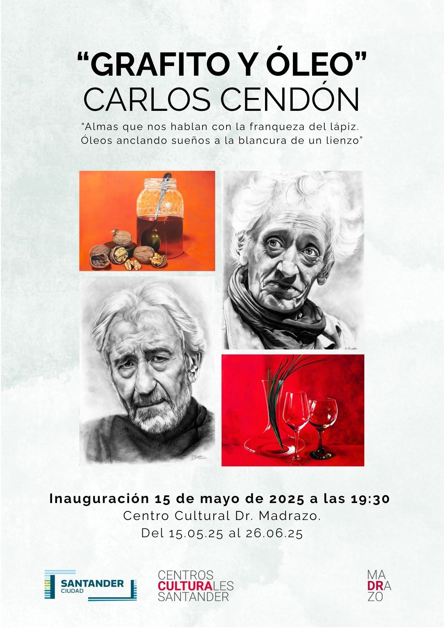 Exposición de Carlos Cendón “Grafito y óleo” en Santander