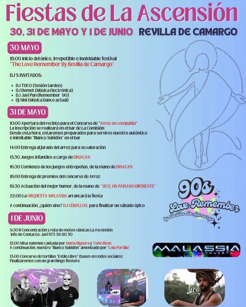 Fiestas de La Ascensión 2025 en Revilla de Camargo