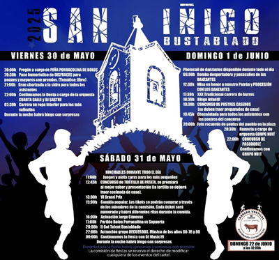 Fiestas de San Iñigo 2025 en Bustablado