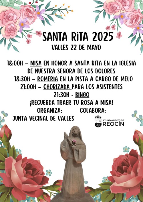 Santa Rita 2025 en Valles (Reocín)