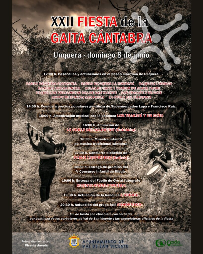 XXII Fiesta de la Gaita Cántabra en Unquera