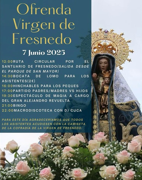 Ofrenda a la Virgen de Fresnedo 2025