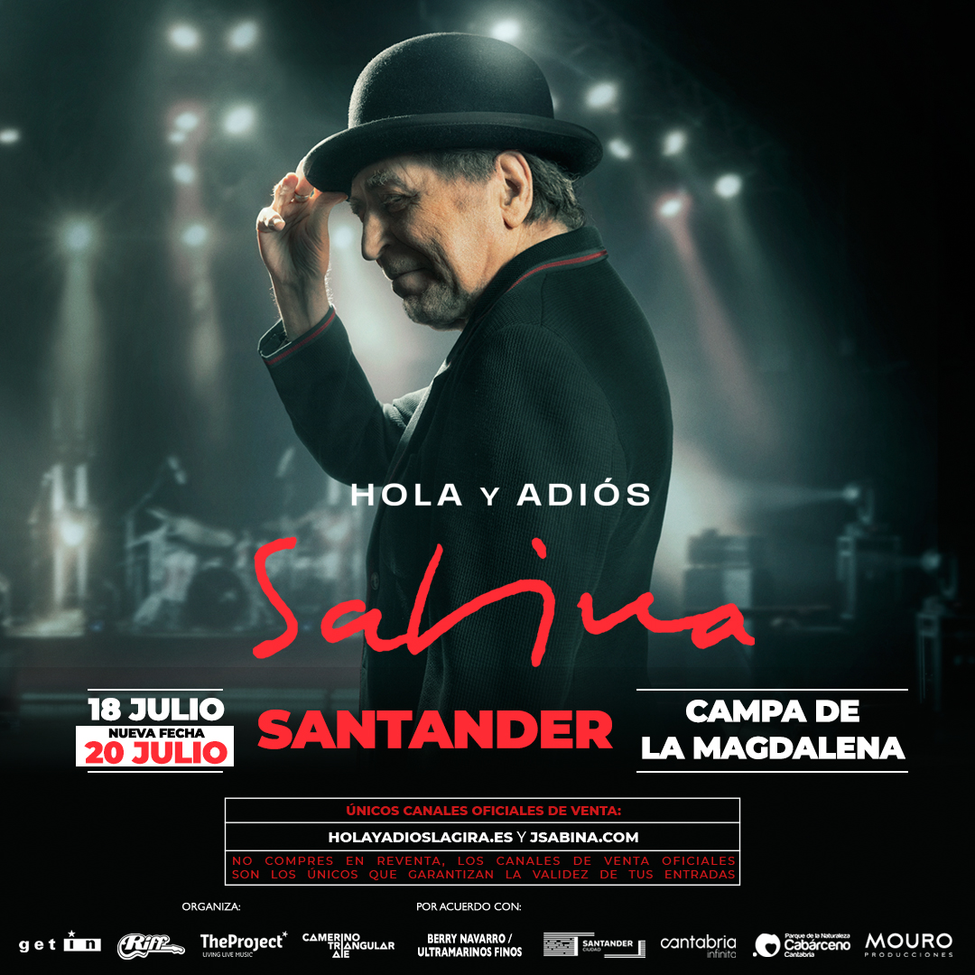 Joaquín Sabina en Santander 2025 – Gira Hola y Adiós