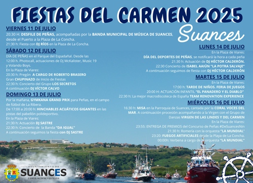Fiestas del Carmen en Suances 2025