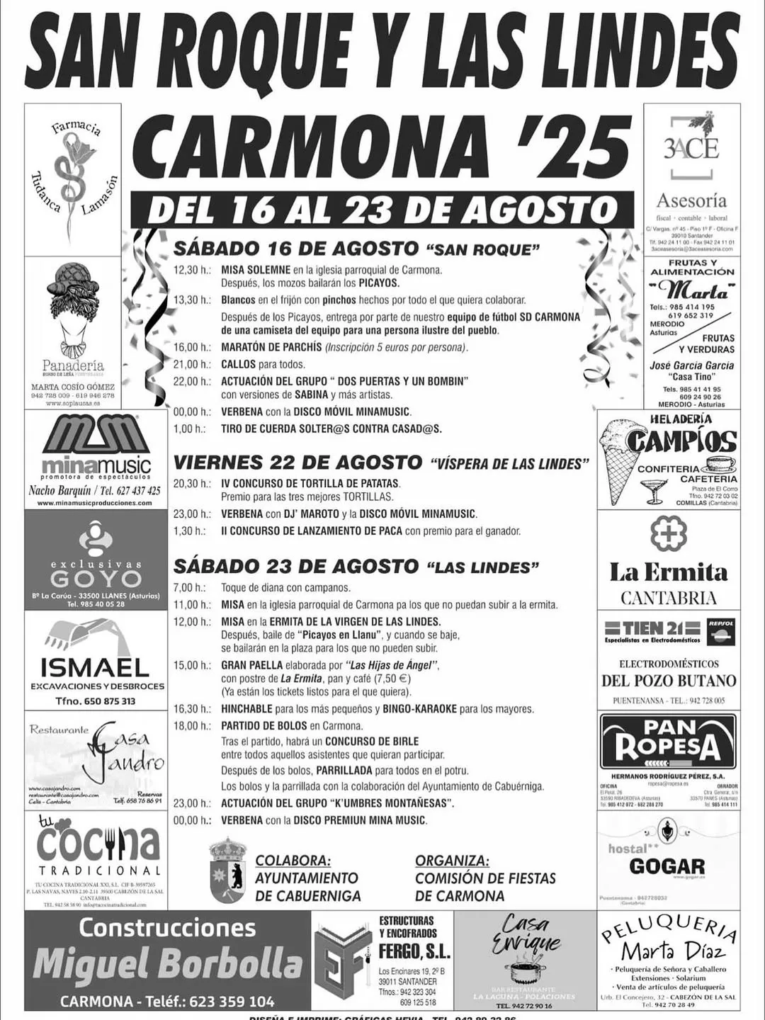 Fiestas de Las Lindes 2025 en Carmona