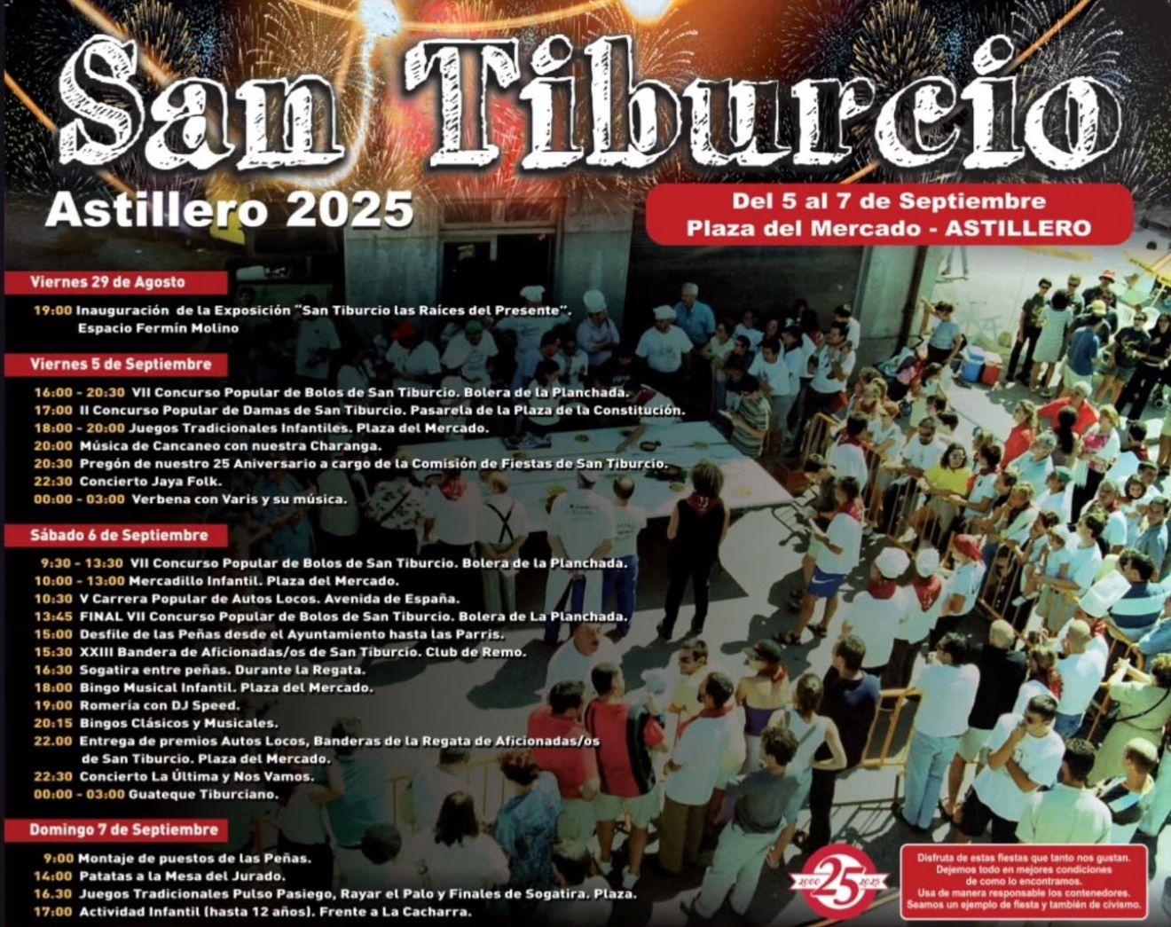 Fiestas de San Tiburcio 2025 en Astillero