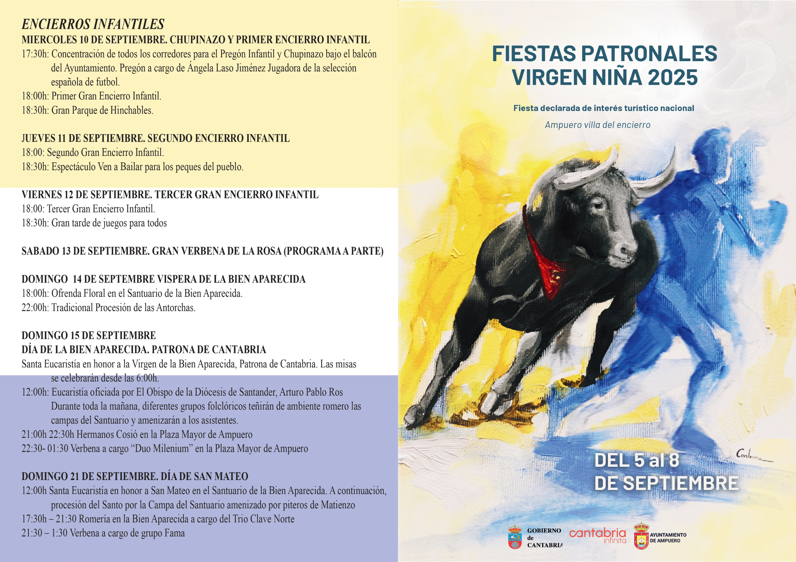 Fiestas de la Virgen Niña de Ampuero 2025