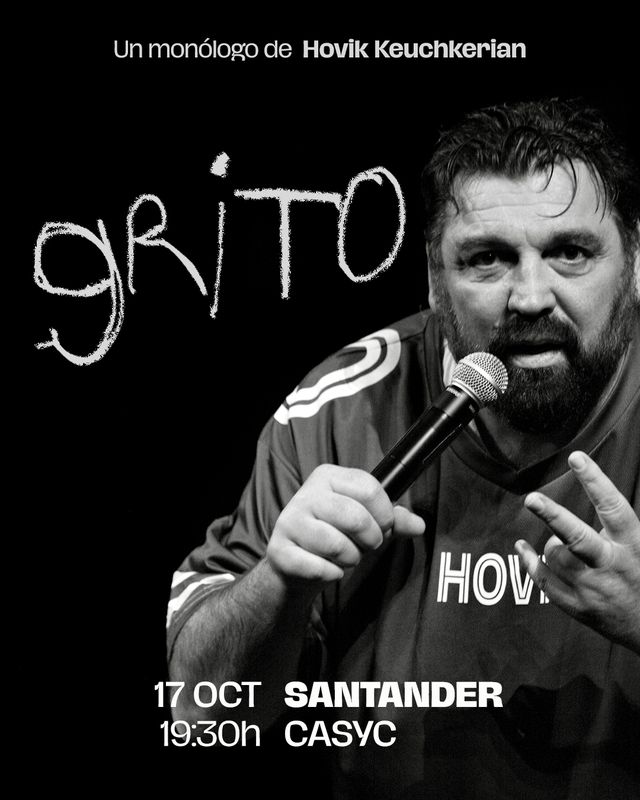 “Grito”. Hovik Keuchkerian en Santander