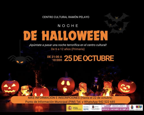 Noche de Halloween en el Centro Cultural Ramón Pelayo (Solares)