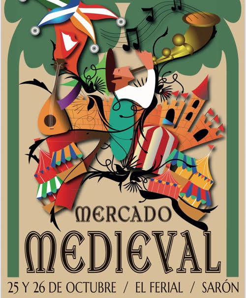 Mercado Medieval en Sarón 2025