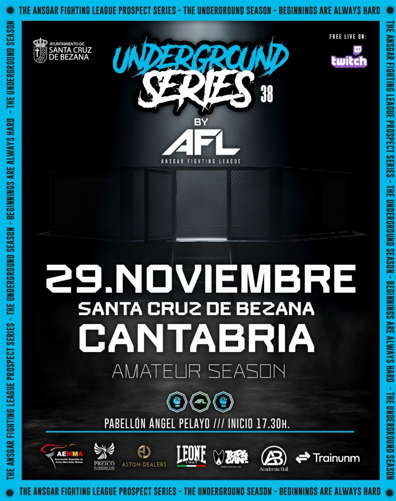 ¡Vuelve la UNDERGROUND SERIES a Cantabria!