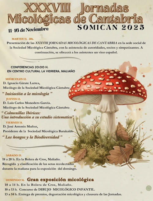 XXXVIII Jornadas Micológicas de Cantabria