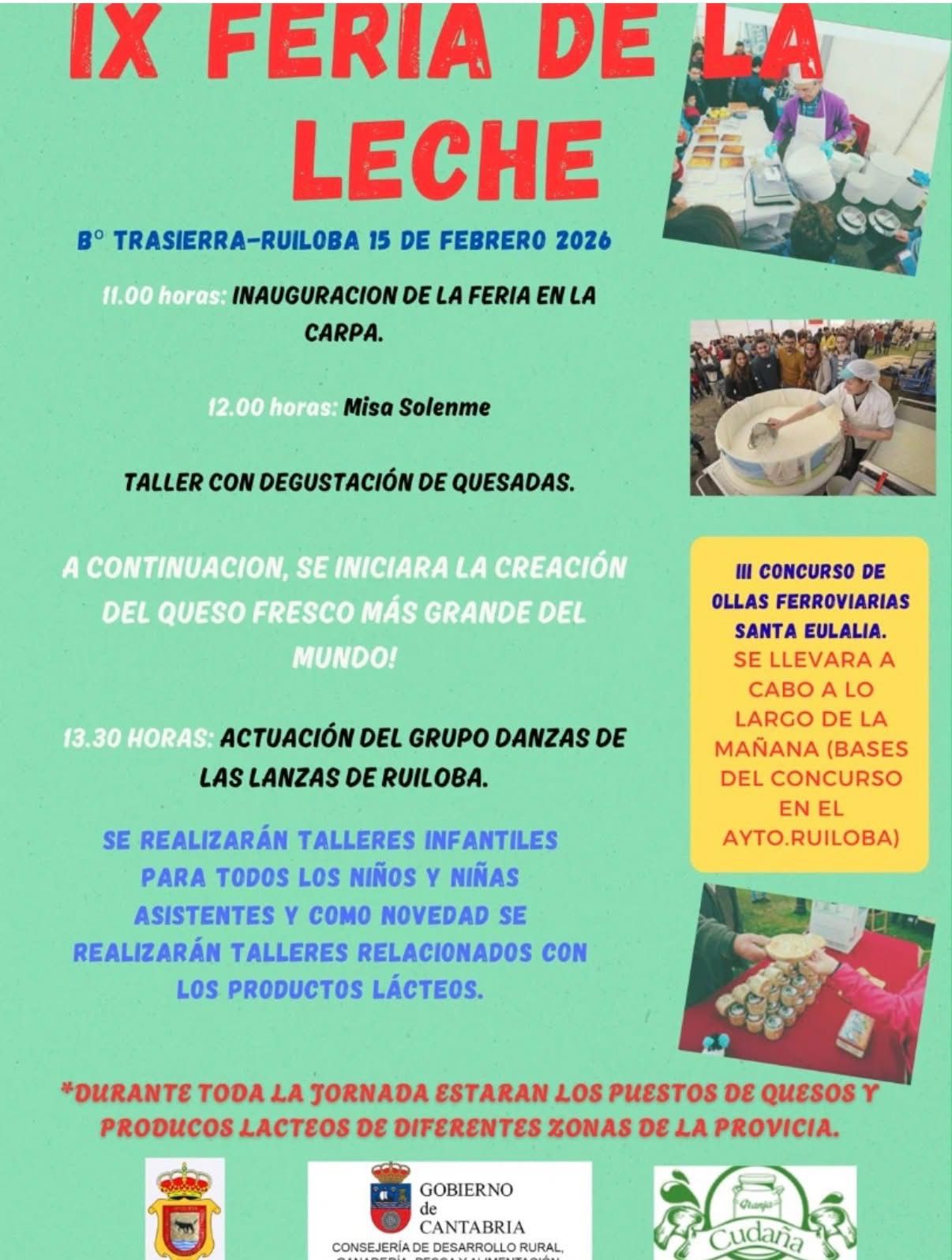IX Feria de la Leche de Ruiloba 2026