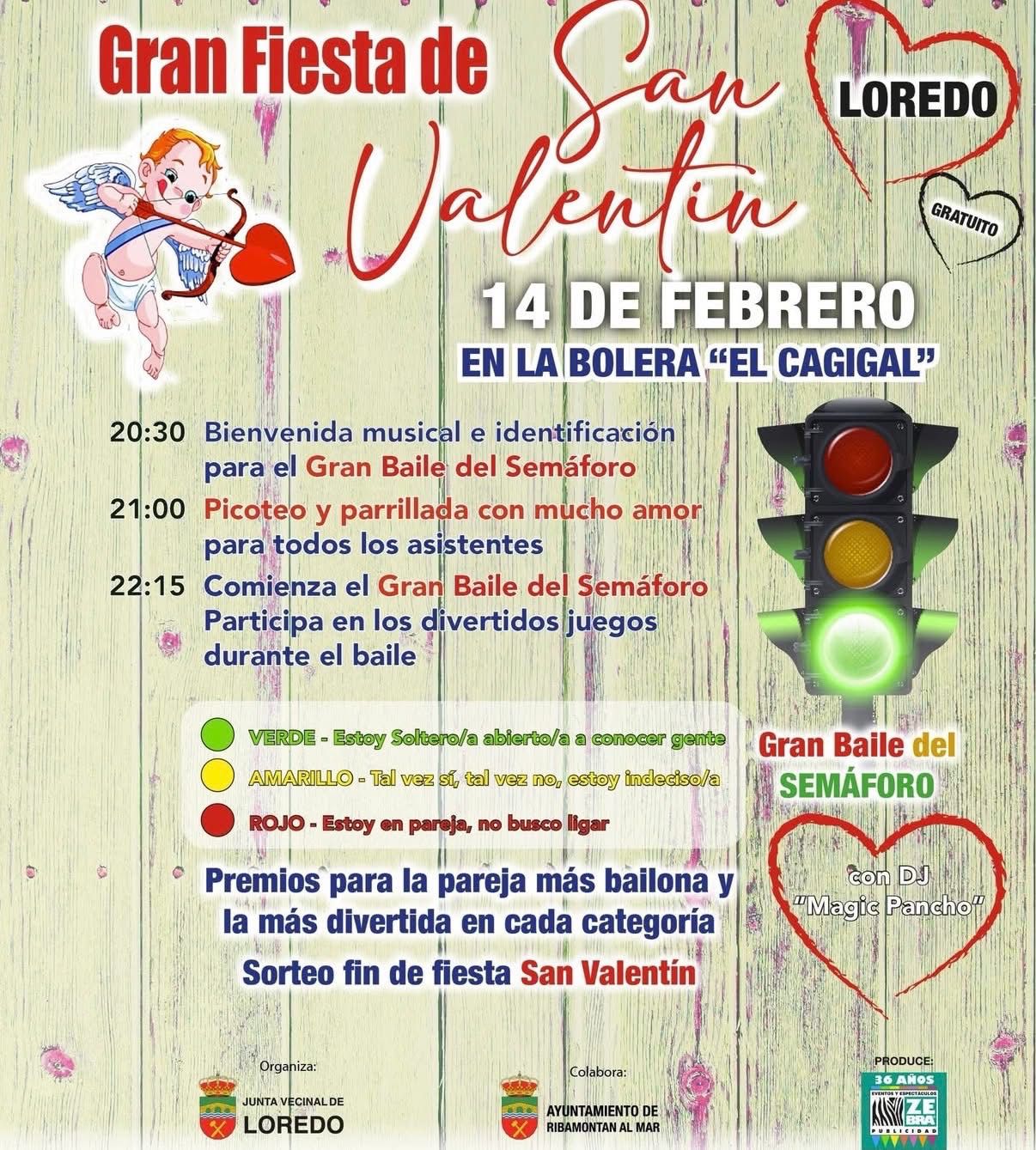 Fiesta de San Valentín en Loredo 2026