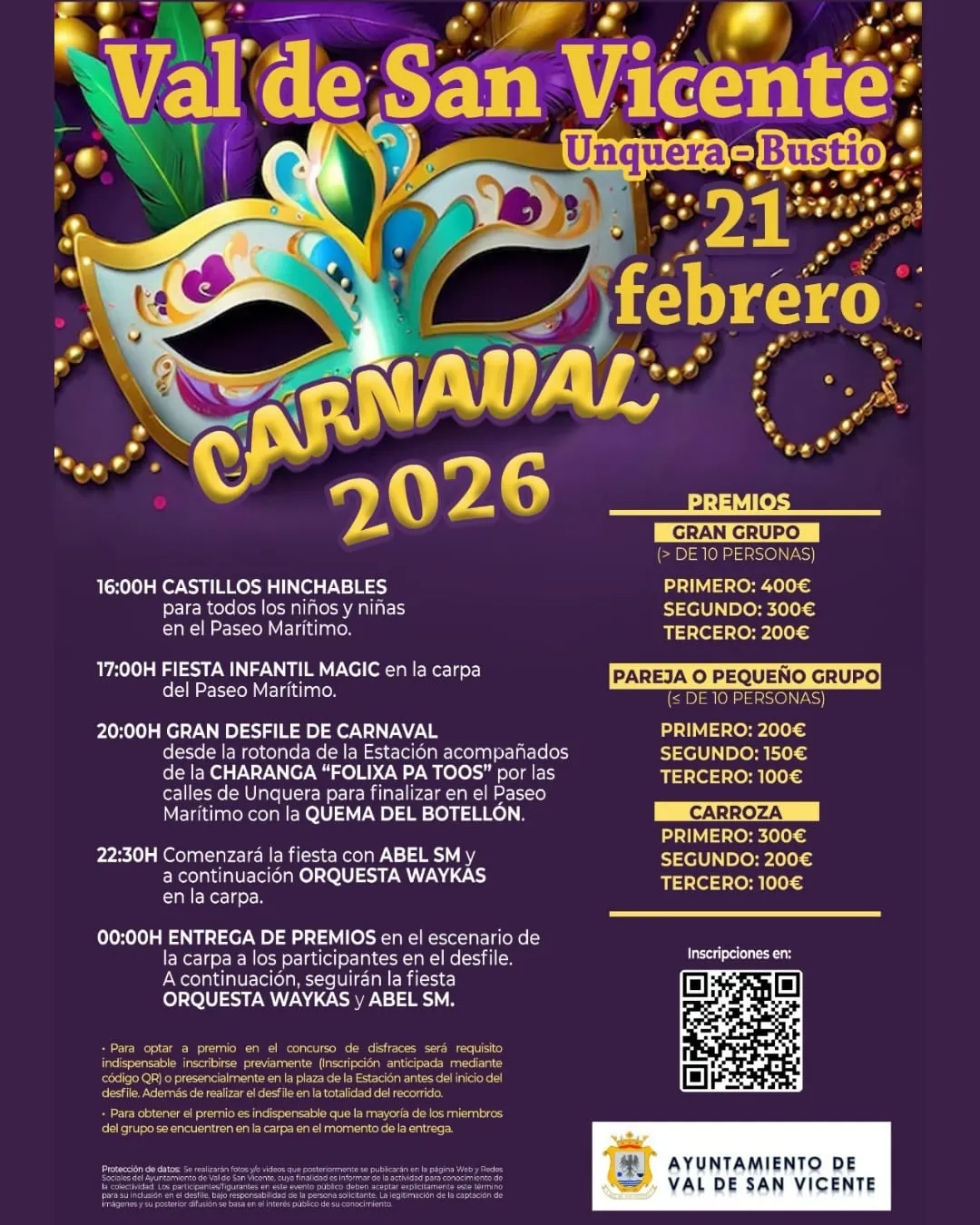 Unquera Carnaval 2026