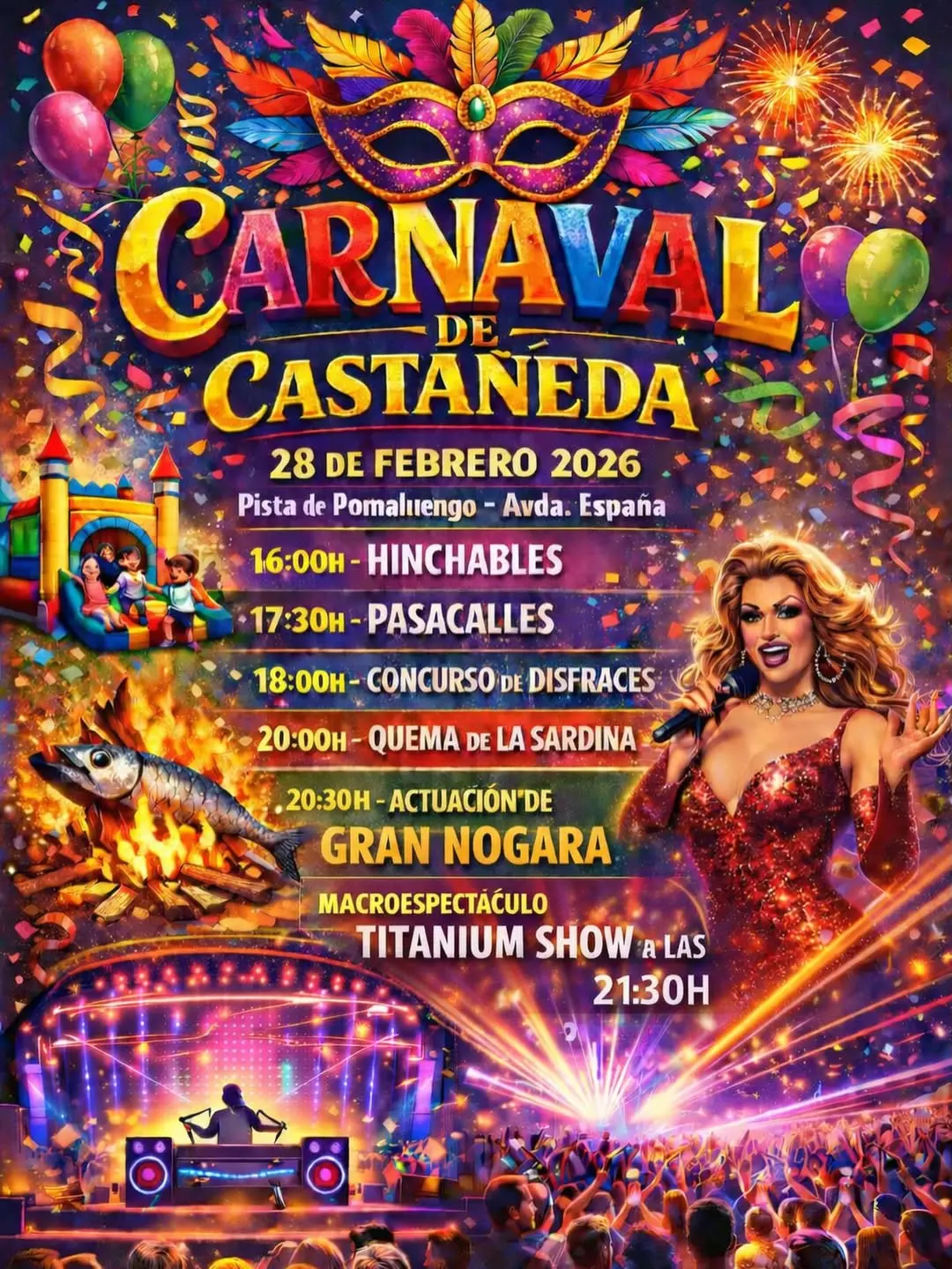 Carnavales de Castañeda 2026