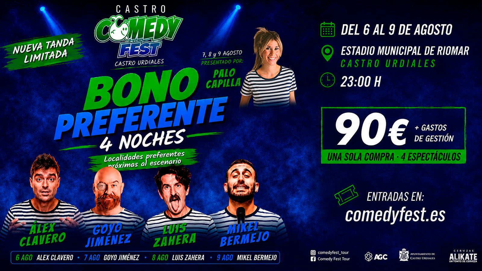Castro Comedy Fest 2026 – Programa y entradas