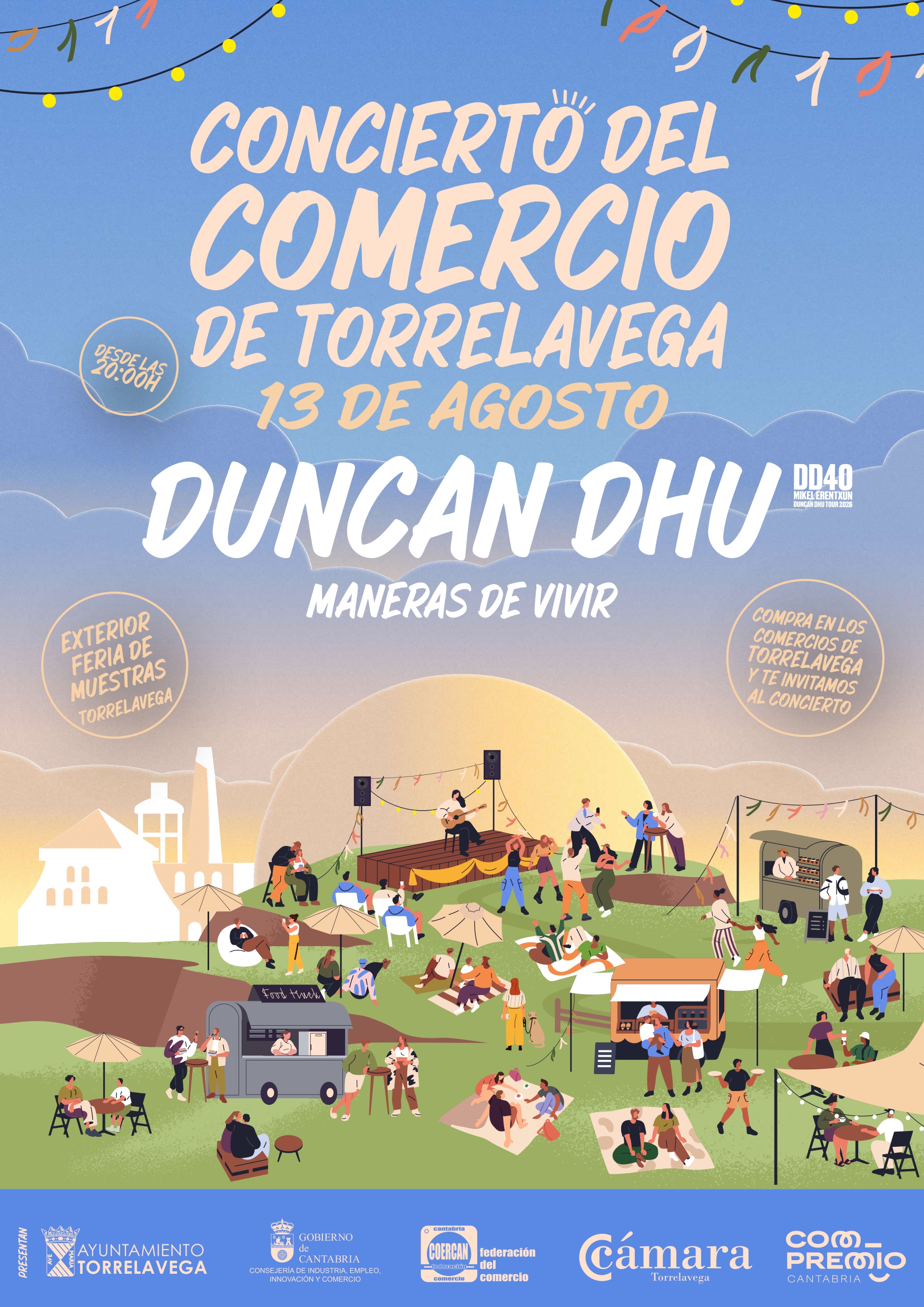 Concierto de Duncan Dhu en Torrelavega 2026 – Concierto del Comercio